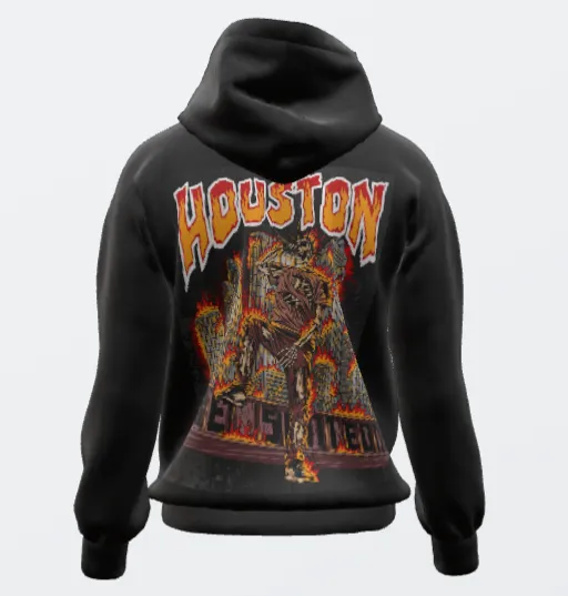 LA FLAME Black Hoodie
